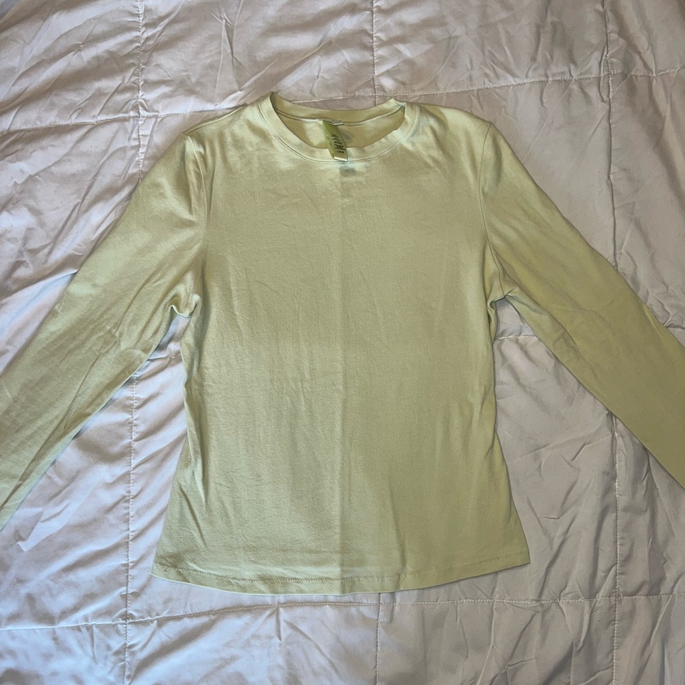 ❗️SOLD❗️Skims Cotton Jersey Long Sleeve T-shirt Pistachio